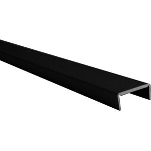 Homewell - Profilé U Pour Habillage De Chant 9x21.5x9, Laqué Noir Mat, Lg 1000mm - Publicité Homewell - Profilé U Pour Habillage De Chant 9x21.5x9, Laqué Noir Mat, Lg 1000mm - Publicité