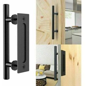 Aiperq - Rétro Poignée De Porte Coulissante Noir Aluminium Tirer Et Rincer La Sets De Poignées Pour Porte Coulissante En Bois, 30cm,semaket - Publicité Aiperq - Rétro Poignée De Porte Coulissante Noir Aluminium Tirer Et Rincer La Sets De Poignées Pour Porte Coulissante En Bois, 30cm,semaket - Publicité
