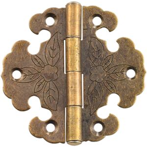 Sollbry - 4 Pièces De Charnières D'Armoire Vintage, Boîte À Trésors En Perles De Porte D'Armoire En Laiton, Accessoires De Quincaillerie De Meubles En Bois Cadeau (bronze, 2,59 X 2,48 Pouces) - Publicité Sollbry - 4 Pièces De Charnières D'Armoire Vintage, Boîte À Trésors En Perles De Porte D'Armoire En Laiton, Accessoires De Quincaillerie De Meubles En Bois Cadeau (bronze, 2,59 X 2,48 Pouces) - Publicité