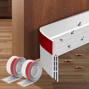 SOLLBRY Bas de Porte Adhésif, 100 x 5cm Boudin de Porte, tpe Caoutchouc Blanc Bande d'étanchéité Isolant Phonique, Anti Bruit Poussière Stop à l'air Froid - Publicité SOLLBRY Bas de Porte Adhésif, 100 x 5cm Boudin de Porte, tpe Caoutchouc Blanc Bande d'étanchéité Isolant Phonique, Anti Bruit Poussière Stop à l'air Froid - Publicité