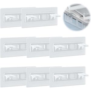 ZVD Support D'Étagère Autocollant, 8 Pièces Chevilles De Support D'Étagère Capacité De Charge De 30 Kg, Support D'Étagère Adhésif Sans Perçage Pour Armoire Support En Verre Étagères - Publicité ZVD Support D'Étagère Autocollant, 8 Pièces Chevilles De Support D'Étagère Capacité De Charge De 30 Kg, Support D'Étagère Adhésif Sans Perçage Pour Armoire Support En Verre Étagères - Publicité