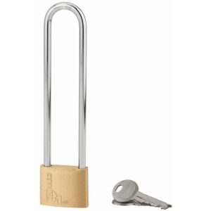 Cadenas à clé Type 1, laiton, intérieur, anse haute acier, 40mm, 2 clés - Thirard - Publicité Cadenas à clé Type 1, laiton, intérieur, anse haute acier, 40mm, 2 clés - Thirard - Publicité