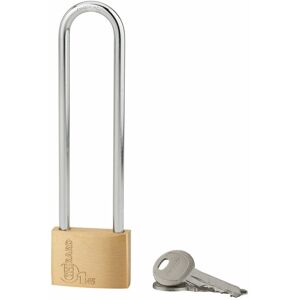 Cadenas à clé Type 1, intérieur, laiton, anse haute acier, 45mm, 2 clés - Thirard - Publicité Cadenas à clé Type 1, intérieur, laiton, anse haute acier, 45mm, 2 clés - Thirard - Publicité