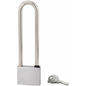 Cadenas à clé Type 1, extérieur, laiton chromé, anse haute, 50mm, 2 clés - Thirard - Publicité Cadenas à clé Type 1, extérieur, laiton chromé, anse haute, 50mm, 2 clés - Thirard - Publicité