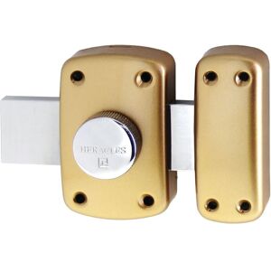 Heracles - Verrou à bouton 5 goupilles 5G cylindre 40mm 4 clés C5-10020401 - Publicité Heracles - Verrou à bouton 5 goupilles 5G cylindre 40mm 4 clés C5-10020401 - Publicité