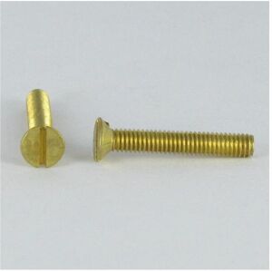 VIS EXPRESS Vis Métaux Laiton Tête Fraisée Tf Fendue M5x25-30 Pièces - Publicité VIS EXPRESS Vis Métaux Laiton Tête Fraisée Tf Fendue M5x25-30 Pièces - Publicité