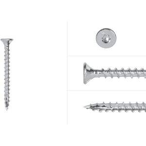 WOVAR Vis pour panneaux d'aggloméré Galvanisé 5 x 50 mm Torx 25 à - Publicité WOVAR Vis pour panneaux d'aggloméré Galvanisé 5 x 50 mm Torx 25 à - Publicité
