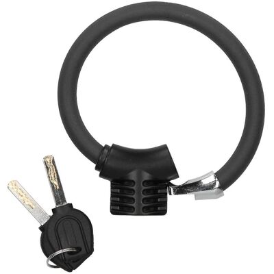 LEDE Mini Antivol De Vélo À Anneau, Câble Antivol, Accessoire De Vélo En Alliage De Zinc Réfléchissant (noir Mat Réfléchissant) - Publicité LEDE Mini Antivol De Vélo À Anneau, Câble Antivol, Accessoire De Vélo En Alliage De Zinc Réfléchissant (noir Mat Réfléchissant) - Publicité