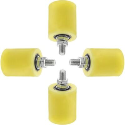 ABYSSE 4 Pièces Lot Roues Nylon Pour Portail Coulissant Galets Guidage Robustes Pour Portes Électriques Et Rails Roulettes Durables Antirouille Pour Portes Terrasse Et Garage - Publicité ABYSSE 4 Pièces Lot Roues Nylon Pour Portail Coulissant Galets Guidage Robustes Pour Portes Électriques Et Rails Roulettes Durables Antirouille Pour Portes Terrasse Et Garage - Publicité