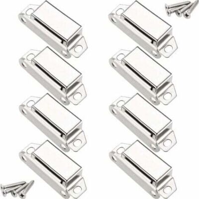 OEM Aimants Loqueteaux Magnétiques, 10 Kg Loqueteau De Porte Magnétique Et 32 Vis, 304 Acier Inox, Loqueteaux Magnétiques Aimanté Pour Fermeture De Porte Meuble/armoire/placard (paquet De 8), - Publicité OEM Aimants Loqueteaux Magnétiques, 10 Kg Loqueteau De Porte Magnétique Et 32 Vis, 304 Acier Inox, Loqueteaux Magnétiques Aimanté Pour Fermeture De Porte Meuble/armoire/placard (paquet De 8), - Publicité