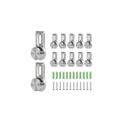 OEM 12 X Fixation Miroir Mural Accroche Miroir Pour Plaques De 4-7 Mm D'Épaisseur, Attache Miroir Lourd Pour Tableaux En Verre Acrylique Avec 12 Vis Inox Et 12 Ancrages Muraux-crezuo - Publicité OEM 12 X Fixation Miroir Mural Accroche Miroir Pour Plaques De 4-7 Mm D'Épaisseur, Attache Miroir Lourd Pour Tableaux En Verre Acrylique Avec 12 Vis Inox Et 12 Ancrages Muraux-crezuo - Publicité
