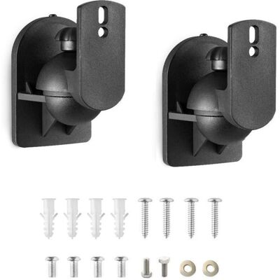OEM Supports Muraux Et Au Plafond Pour Haut-parleurs Une Paire, Supports Muraux Pour Enceintes De Bibliothèque, Supports Pour Enceintes Surround, Supportent Jusqu'à 7,7 Lbs, Noir-dou - Publicité OEM Supports Muraux Et Au Plafond Pour Haut-parleurs Une Paire, Supports Muraux Pour Enceintes De Bibliothèque, Supports Pour Enceintes Surround, Supportent Jusqu'à 7,7 Lbs, Noir-dou - Publicité