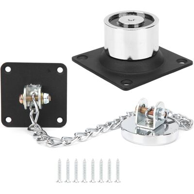 Ortviai Porte De Feu Électromagnétique 12v/24v, Blocage À 4 Fils Avec Chaîne 132.3lb - Publicité Ortviai Porte De Feu Électromagnétique 12v/24v, Blocage À 4 Fils Avec Chaîne 132.3lb - Publicité
