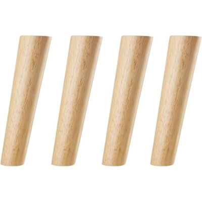 MOXIE 20cm Bois Couleur Oblique Tapered Reliable Bois Armoires De Meubles Jambes Canapé Pieds Avec Vis Et Patin Feutre - Publicité MOXIE 20cm Bois Couleur Oblique Tapered Reliable Bois Armoires De Meubles Jambes Canapé Pieds Avec Vis Et Patin Feutre - Publicité