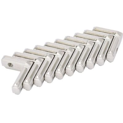 ABYSSE Profilé En Aluminium En Forme De L, Connecteur D'Angle Intérieur, Équerre En Acier Au Carbone (eu-3030) - Publicité ABYSSE Profilé En Aluminium En Forme De L, Connecteur D'Angle Intérieur, Équerre En Acier Au Carbone (eu-3030) - Publicité
