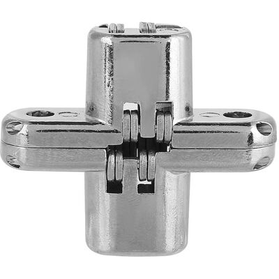 LBVIE Charnières Invisibles En Alliage De Zinc, Charnière De Porte À Charnière Croisée Dissimulée, Argent (xs) - Publicité LBVIE Charnières Invisibles En Alliage De Zinc, Charnière De Porte À Charnière Croisée Dissimulée, Argent (xs) - Publicité