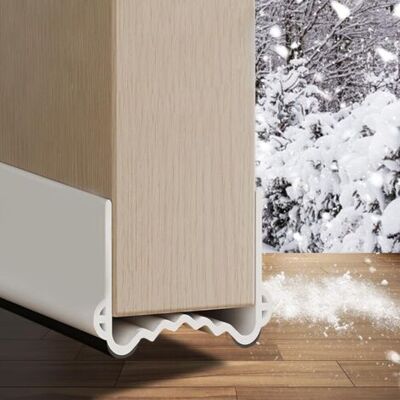 KOMIRO 1m Boudin De Porte Entrée Isolant Froid Pvc, Joint De Porte Anti Bruit Insect, Joint D'Etanchéité Porte Double Avec Accessoires Des Rubans Adhésifs - Publicité KOMIRO 1m Boudin De Porte Entrée Isolant Froid Pvc, Joint De Porte Anti Bruit Insect, Joint D'Etanchéité Porte Double Avec Accessoires Des Rubans Adhésifs - Publicité