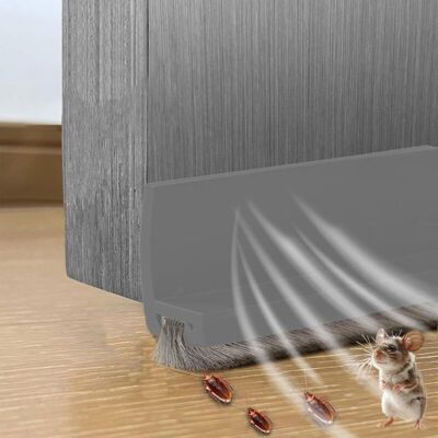 IRISFR Joint De Porte, Boudins De Portes Et Isolation, Bande D'Étanchéité De Fond De Porte Maison Auto - Adhésif Anti - Insectes Anti - Poussière Insonorisé Porte De Chambre À Coucher En Silicone (gris) - Publicité IRISFR Joint De Porte, Boudins De Portes Et Isolation, Bande D'Étanchéité De Fond De Porte Maison Auto - Adhésif Anti - Insectes Anti - Poussière Insonorisé Porte De Chambre À Coucher En Silicone (gris) - Publicité