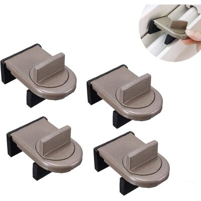 Generic 4pcs Serrures De Sécurité Pour Fenêtre Coulissante Réglable, Porte Coulissante Réglable, Protection Pour Enfants, Serrure De Sécurité Pour Fenêtres - Publicité Generic 4pcs Serrures De Sécurité Pour Fenêtre Coulissante Réglable, Porte Coulissante Réglable, Protection Pour Enfants, Serrure De Sécurité Pour Fenêtres - Publicité