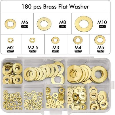 PELTOR 180pcs Rondelle Plate, Joint Rondelle Plate En Laiton Assortiment, M2 M2.5 M3 M4 M5 M6 M8 M10 Rondelle Plate Pour L'Étanchéité Des Vis Bagues D'Étanchéité-livré Avec Boîte - Publicité PELTOR 180pcs Rondelle Plate, Joint Rondelle Plate En Laiton Assortiment, M2 M2.5 M3 M4 M5 M6 M8 M10 Rondelle Plate Pour L'Étanchéité Des Vis Bagues D'Étanchéité-livré Avec Boîte - Publicité