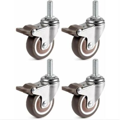 ABYSSE 4 Pièces Roues Pivotantes, 25mm M6 X 15mm Pole Roulettes De Meubles Pour Chariots - Publicité ABYSSE 4 Pièces Roues Pivotantes, 25mm M6 X 15mm Pole Roulettes De Meubles Pour Chariots - Publicité
