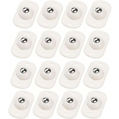 ABYSSE 16 Pièces Mini-roues Pivotantes Auto-adhésives, Roulettes Pivotantes Auto-adhésives 360 Degrés, Petite Roulette,roulettes À Billes, Pour Poubelles, Boîtes De Rangement, Petits Meubles - Publicité ABYSSE 16 Pièces Mini-roues Pivotantes Auto-adhésives, Roulettes Pivotantes Auto-adhésives 360 Degrés, Petite Roulette,roulettes À Billes, Pour Poubelles, Boîtes De Rangement, Petits Meubles - Publicité