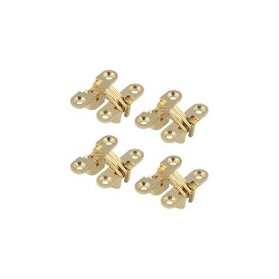 OEM Charnière Cachée, Croix Charnières, Charnière Invisible, Charnières Croisées Invisibles Pour Porte Pliante À 180 Degrés, Pour Meubles, Porte En Bois, Armoire, Placard, Boîte En Bois, 4 Pack - Crezuo - Publicité OEM Charnière Cachée, Croix Charnières, Charnière Invisible, Charnières Croisées Invisibles Pour Porte Pliante À 180 Degrés, Pour Meubles, Porte En Bois, Armoire, Placard, Boîte En Bois, 4 Pack - Crezuo - Publicité