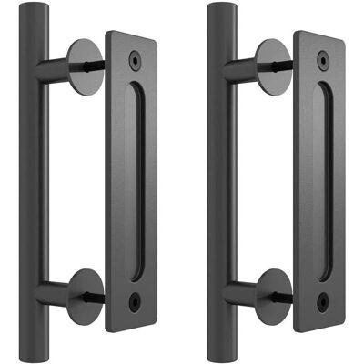 XVX Poignée De Porte Coulissante Robuste Pour Grange Ou Garage – 1 Pièce, En Acier Galvanisé, Finition Noir Mat, Montage Facile - Publicité XVX Poignée De Porte Coulissante Robuste Pour Grange Ou Garage – 1 Pièce, En Acier Galvanisé, Finition Noir Mat, Montage Facile - Publicité