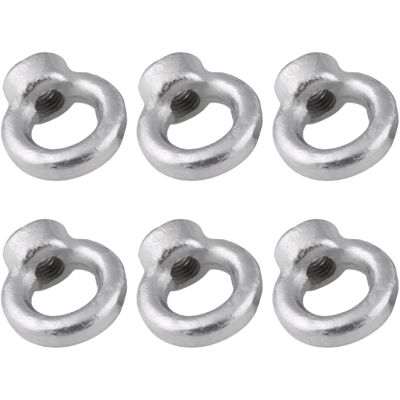 CONWHZC Écrou À Œil En Acier Galvanisé, 6 Pièces M10 : Fixation Par Écrou Fileté Pour Usage Intérieur Et Extérieur, Pour Levage Et Suspension - Publicité CONWHZC Écrou À Œil En Acier Galvanisé, 6 Pièces M10 : Fixation Par Écrou Fileté Pour Usage Intérieur Et Extérieur, Pour Levage Et Suspension - Publicité