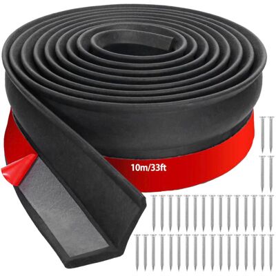 OEM Joint De Seuil De Porte De Garage 10m - Bande D'Étanchéité Universelle En Caoutchouc Avec Clous, Isolation Haute Performance - Publicité OEM Joint De Seuil De Porte De Garage 10m - Bande D'Étanchéité Universelle En Caoutchouc Avec Clous, Isolation Haute Performance - Publicité