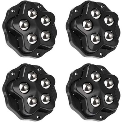 ABYSSE 4 Pièces Roulettes Pivotantes Auto-adhésives, Capacité 300kg, Avec Adhésif Et Vis, Petite Roulettes Pour Meubles, Roue Mobile Universelle 360, Roulette De Meuble Pour Charges Lourdes - Publicité ABYSSE 4 Pièces Roulettes Pivotantes Auto-adhésives, Capacité 300kg, Avec Adhésif Et Vis, Petite Roulettes Pour Meubles, Roue Mobile Universelle 360, Roulette De Meuble Pour Charges Lourdes - Publicité
