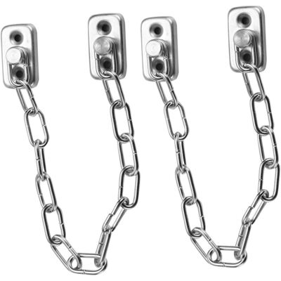 JILLIOPER 2pièces Limiteur De Fenêtre Acier Inoxydable Lot De Verrous À Chaîne Pour Sécurité Domestique Butée Anti-vol Pour Maison Et Bureau - Publicité JILLIOPER 2pièces Limiteur De Fenêtre Acier Inoxydable Lot De Verrous À Chaîne Pour Sécurité Domestique Butée Anti-vol Pour Maison Et Bureau - Publicité