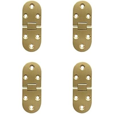 ABYSSE 180 Degré Flip Charnières Rabattables En Laiton Bord Rond Avec Vis Charnière Pour Table Pliante Meubles Armoire Portes Boîte En Bois Anti Rouille Cuivre Polissage Lot De 4 - Publicité ABYSSE 180 Degré Flip Charnières Rabattables En Laiton Bord Rond Avec Vis Charnière Pour Table Pliante Meubles Armoire Portes Boîte En Bois Anti Rouille Cuivre Polissage Lot De 4 - Publicité