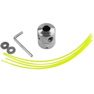 OEM Tête De Coupe-herbe Cylindrique En Aluminium, Accessoires De Tondeuse À Gazon Brillants, Quincaillerie De Jardin, Outils - Publicité OEM Tête De Coupe-herbe Cylindrique En Aluminium, Accessoires De Tondeuse À Gazon Brillants, Quincaillerie De Jardin, Outils - Publicité