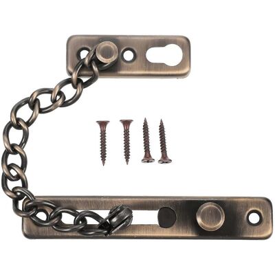 FATRD Verrou De Porte, Cadenas D'Hôtel, Chaîne De Sécurité En Acier Inoxydable-13x2x2cm - Publicité FATRD Verrou De Porte, Cadenas D'Hôtel, Chaîne De Sécurité En Acier Inoxydable-13x2x2cm - Publicité