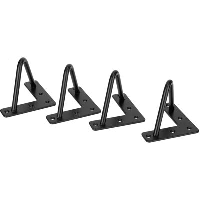 MCKENSA Lot De 4 Pieds De Table En Fer Forgé En Forme De U, Supports De Bureau, Accessoires De Quincaillerie Pour Meubles - Publicité MCKENSA Lot De 4 Pieds De Table En Fer Forgé En Forme De U, Supports De Bureau, Accessoires De Quincaillerie Pour Meubles - Publicité
