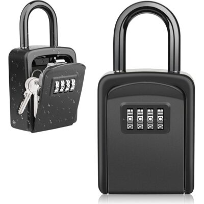 OEM Boîte À Clé Avec Crochet, Key Lock Box, Extérieur Étanche Boîte À Clé Sécurisée, Combinaison Clés Stockage Boîte De Verrouillage, Pour Maison Garage À L'École-noir - Publicité OEM Boîte À Clé Avec Crochet, Key Lock Box, Extérieur Étanche Boîte À Clé Sécurisée, Combinaison Clés Stockage Boîte De Verrouillage, Pour Maison Garage À L'École-noir - Publicité