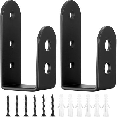 Generic 2 Supports De Serrure De Porte En Acier En Forme De U, Pour Renforcement Des Portes De Grange, Garage Et Atelier - Publicité Generic 2 Supports De Serrure De Porte En Acier En Forme De U, Pour Renforcement Des Portes De Grange, Garage Et Atelier - Publicité