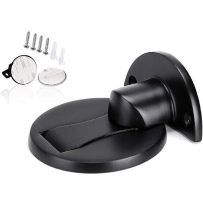 ABYSSE Butée De Porte Magnétique, Butée De Porte Au Sol, Aimant Puissant Invisible Et Fermeture Douce, Butée De Porte En Acier Inoxydable, Butée De Porte En Métal Brossé Noir - Publicité ABYSSE Butée De Porte Magnétique, Butée De Porte Au Sol, Aimant Puissant Invisible Et Fermeture Douce, Butée De Porte En Acier Inoxydable, Butée De Porte En Métal Brossé Noir - Publicité