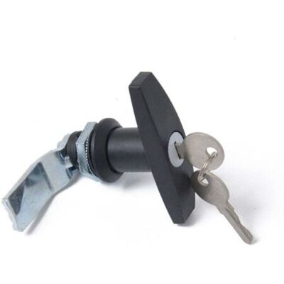 ABYSSE Serrure À Poignée En T, Fixation Arrière T Poignée Serrure Boîte À Outils Serrure De Porte De Garage Avec Clés Pour Remorque Caravan Canopy(noir) - Publicité ABYSSE Serrure À Poignée En T, Fixation Arrière T Poignée Serrure Boîte À Outils Serrure De Porte De Garage Avec Clés Pour Remorque Caravan Canopy(noir) - Publicité