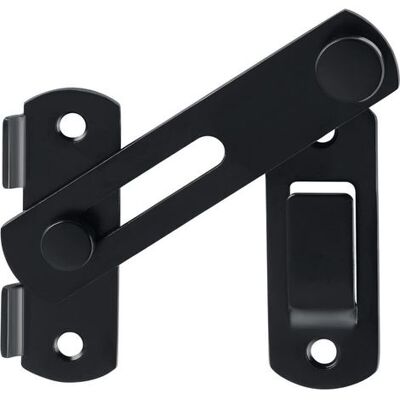 Bunthaus Csparkv 1 Pcs Verrou Porte Coulissante Serrure Volet Loquet Porte Verrou Portail À Bascule Boulon Avec Vis Pour Porte, Fenêtre, Placard Et Jardin, Finition Noir Mat En Acier Inoxydable - Publicité Bunthaus Csparkv 1 Pcs Verrou Porte Coulissante Serrure Volet Loquet Porte Verrou Portail À Bascule Boulon Avec Vis Pour Porte, Fenêtre, Placard Et Jardin, Finition Noir Mat En Acier Inoxydable - Publicité