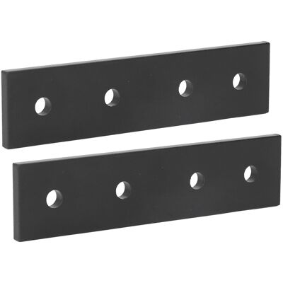LBVIE Plaques De Connexion À 4 Trous En Alliage D'Aluminium, Supports Plats Droits, Accessoires De Fixation Métallique 3030 - Publicité LBVIE Plaques De Connexion À 4 Trous En Alliage D'Aluminium, Supports Plats Droits, Accessoires De Fixation Métallique 3030 - Publicité