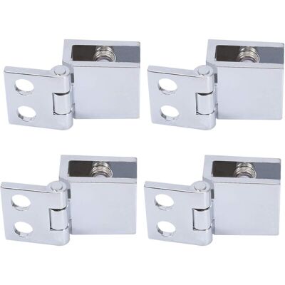 RICEEL 4 Pcs Charnière En Verre Clip Pince Pinces Charnière De Porte En Verre Installation Facile Support En Verre Durable Meubles Charnière De Porte En Verre Pinces En Verre Pour Portes En Verre Vitrines Po - Publicité RICEEL 4 Pcs Charnière En Verre Clip Pince Pinces Charnière De Porte En Verre Installation Facile Support En Verre Durable Meubles Charnière De Porte En Verre Pinces En Verre Pour Portes En Verre Vitrines Po - Publicité