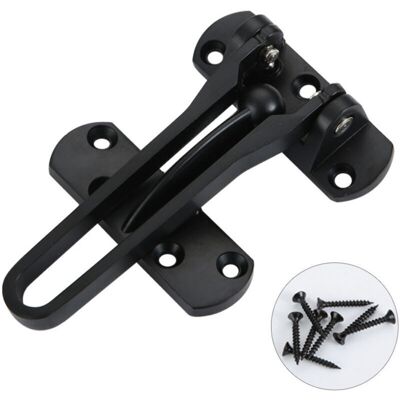 MOXIE Serrure De Chaîne De Sécurité De Porte, Restricteur De Serrure De Porte De Barre D'Aile D'Acier Inoxydable Pour L'Hôtel À La Maison Pour Empêcher L'Entrée Forcée(le Noir) - Publicité MOXIE Serrure De Chaîne De Sécurité De Porte, Restricteur De Serrure De Porte De Barre D'Aile D'Acier Inoxydable Pour L'Hôtel À La Maison Pour Empêcher L'Entrée Forcée(le Noir) - Publicité