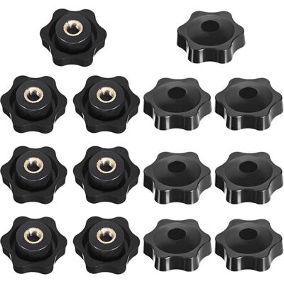 OEM M8 Filetage Femelle De Serrage De Bouton, Étoile Tête Écrous De Serrage Bouton, Serrage Écrous Poignée Forme Étoile, Femelle Filetage En Plastique Noir, Pour Machine-outil, 14 Pièces - Publicité OEM M8 Filetage Femelle De Serrage De Bouton, Étoile Tête Écrous De Serrage Bouton, Serrage Écrous Poignée Forme Étoile, Femelle Filetage En Plastique Noir, Pour Machine-outil, 14 Pièces - Publicité