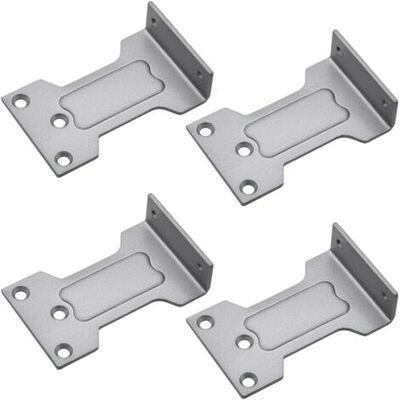 KOMIRO Lot De 4 Supports De Bras Parallèles Pour Ferme-porte Série Plaque Parallèle Pièce De Chargement Inversé Ouverture Intérieure Et Extérieure Accessoires D'Extension Universels 4 Pièces - Publicité KOMIRO Lot De 4 Supports De Bras Parallèles Pour Ferme-porte Série Plaque Parallèle Pièce De Chargement Inversé Ouverture Intérieure Et Extérieure Accessoires D'Extension Universels 4 Pièces - Publicité