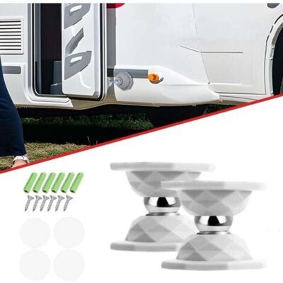 OEM Lot De 2 Supports De Porte Magnétiques Pour Camping-car, Pour Garder La Porte Ouverte, Butoir De Porte Pour Camping-car, Remorque De Voyage, Camping-car (blanc) - Publicité OEM Lot De 2 Supports De Porte Magnétiques Pour Camping-car, Pour Garder La Porte Ouverte, Butoir De Porte Pour Camping-car, Remorque De Voyage, Camping-car (blanc) - Publicité