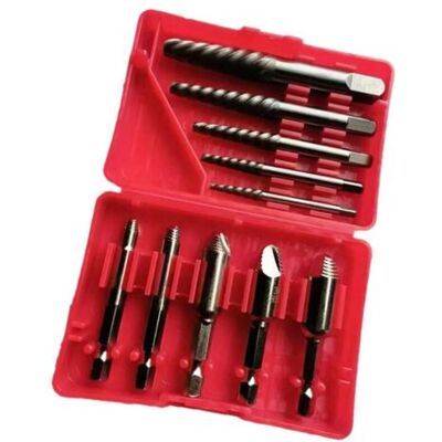 ABYSSE Extracteur De Vis Conçu Pour Une Extraction Facile De Vis Serrées Ou Arrondies - Convient Pour Diverses Applications - Ensemble Extracteur De Vis D'Assemblage - Publicité ABYSSE Extracteur De Vis Conçu Pour Une Extraction Facile De Vis Serrées Ou Arrondies - Convient Pour Diverses Applications - Ensemble Extracteur De Vis D'Assemblage - Publicité