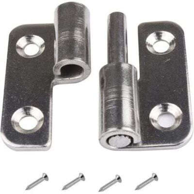 ABCRITAL Charnières Amovibles Charnières De Porte Amovibles Fabriquées En Acier Inoxydable 304 Pour Droitiers - Publicité ABCRITAL Charnières Amovibles Charnières De Porte Amovibles Fabriquées En Acier Inoxydable 304 Pour Droitiers - Publicité