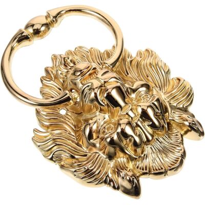 PUNNYB De Porte En Métal À Tête De Lion Anneau Décoratif En Zinc - Publicité PUNNYB De Porte En Métal À Tête De Lion Anneau Décoratif En Zinc - Publicité